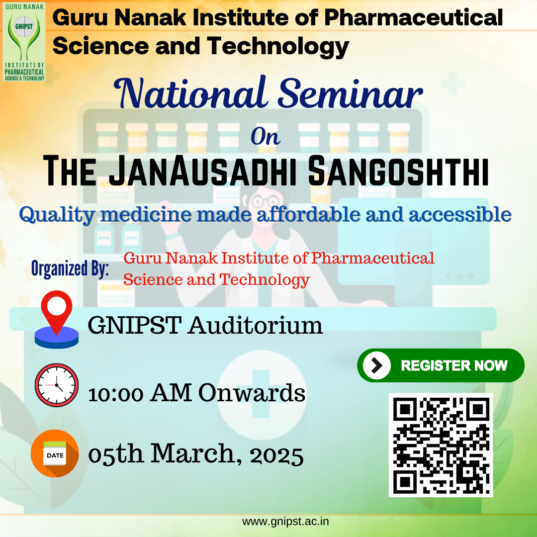 National Seminar on The Janausadhi Sangoshthi: Quality medicine made affordable and accessible